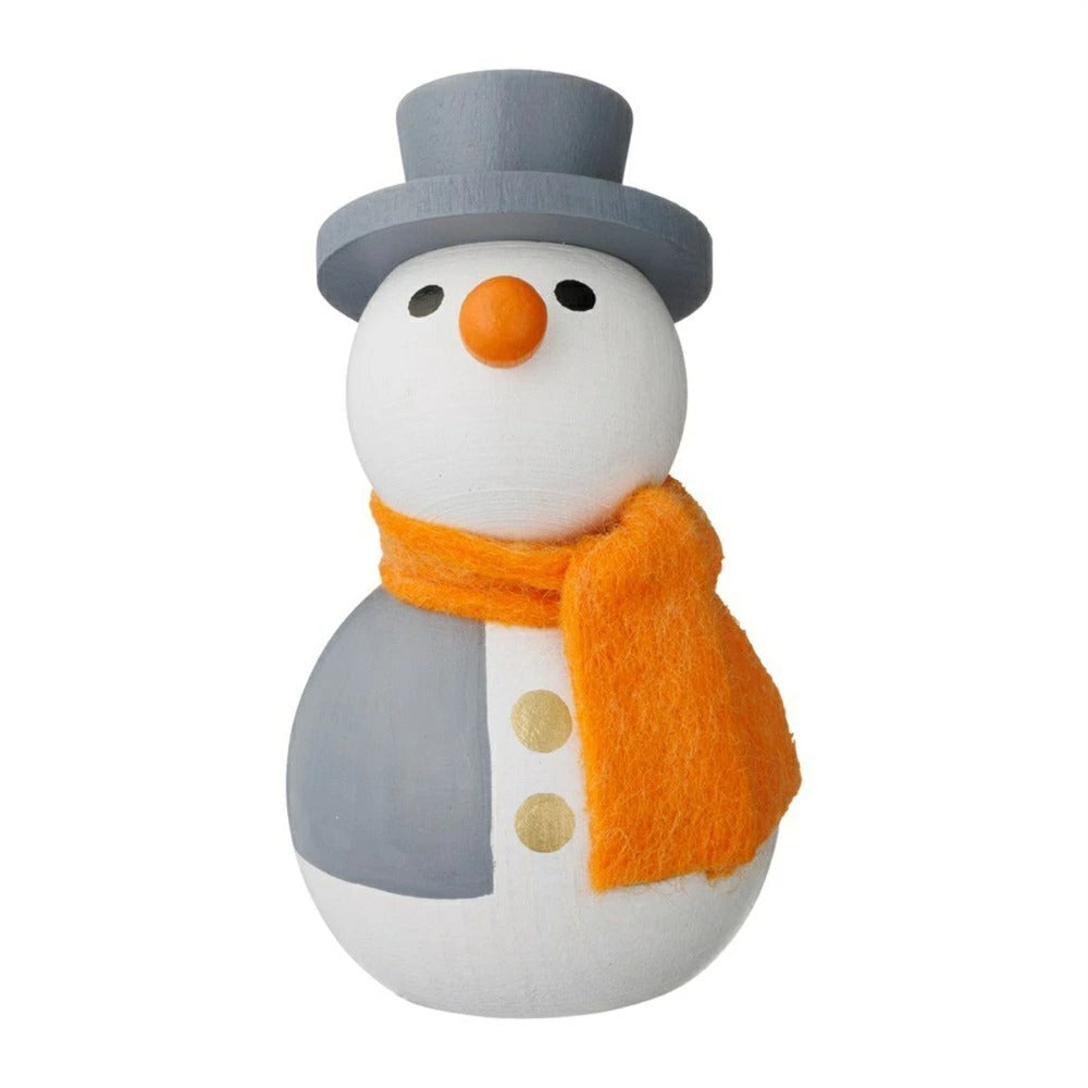 ハラチキ 手のひら人形 クリスマストイ 木製  サンタクロース スノーマン チェコ