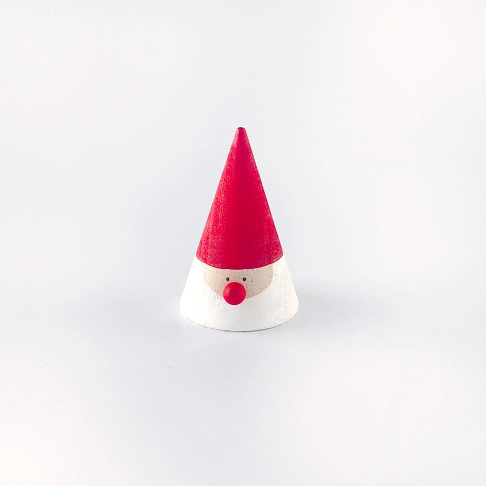 ラッセントレー Larssons Tra 木のサンタ 丸型