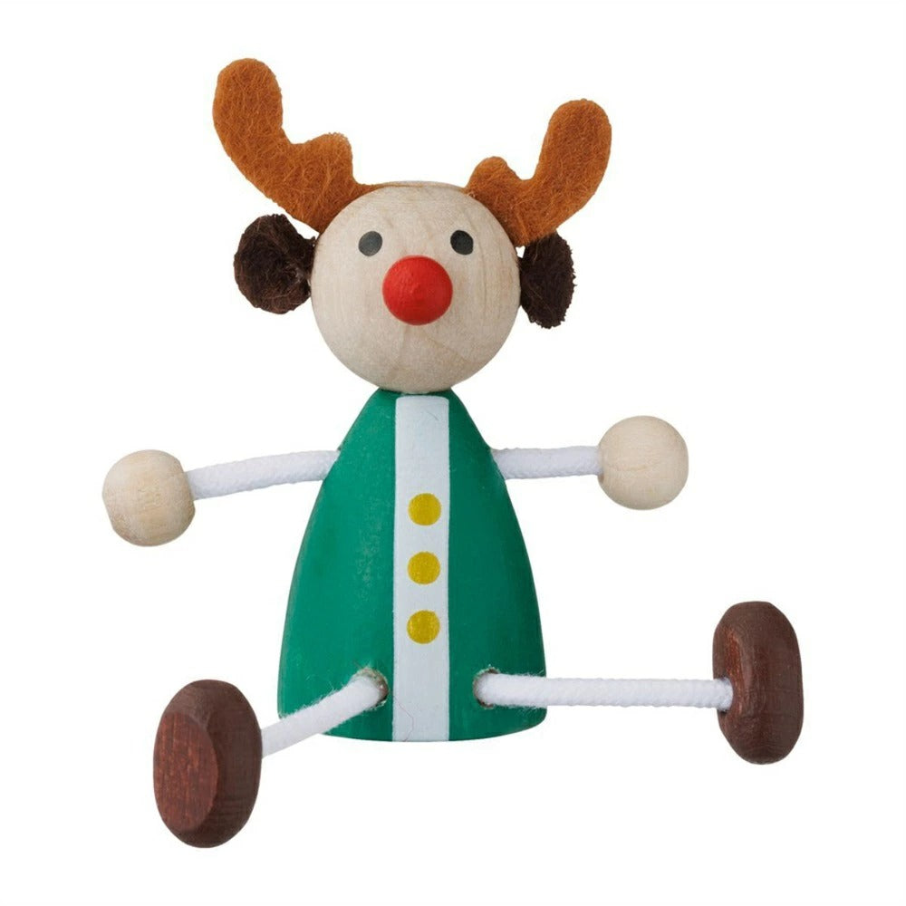 ハラチキ クリスマストイ 木製 サンタクロース トナカイ トムテ チェコ