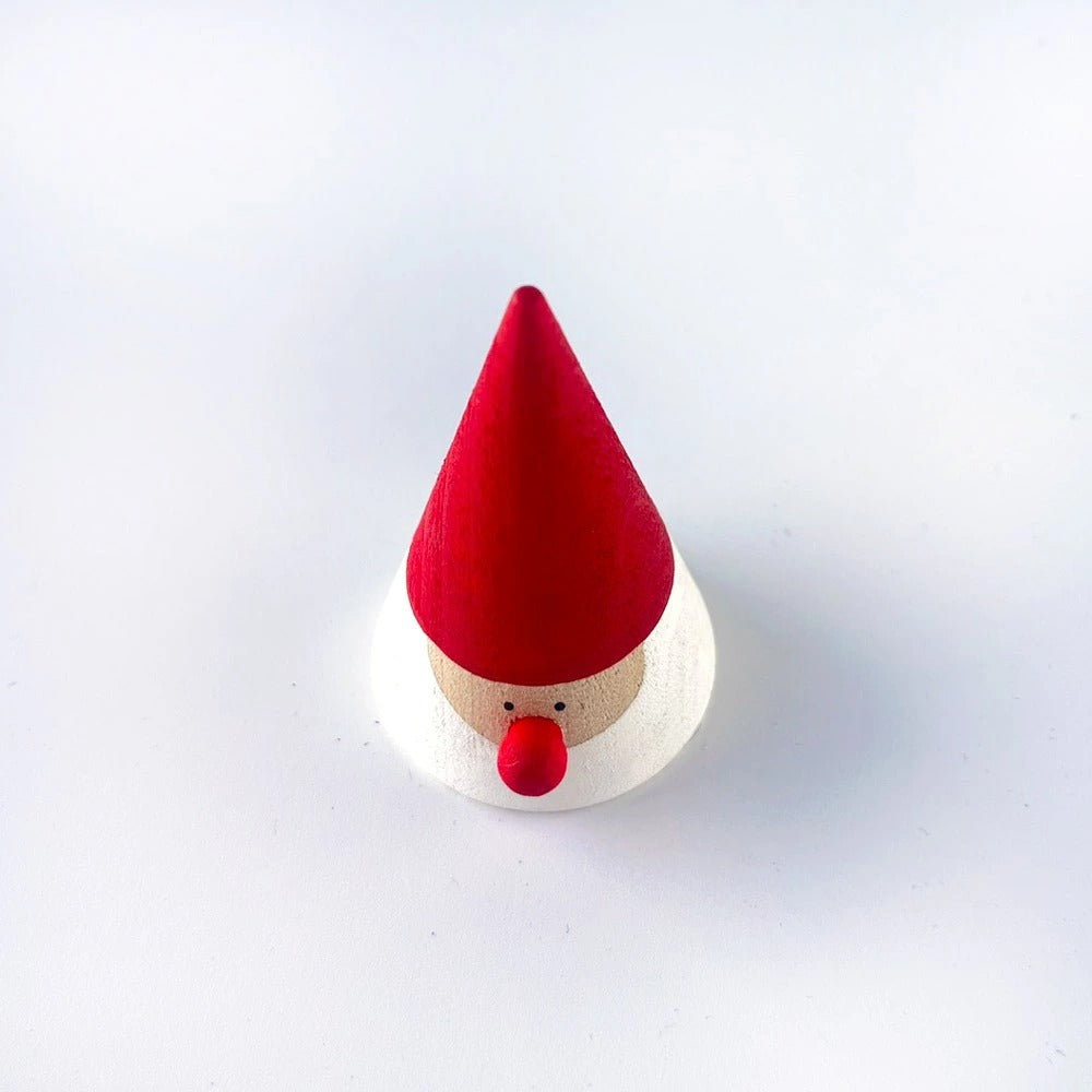 ラッセントレー Larssons Tra 木のサンタ 丸型