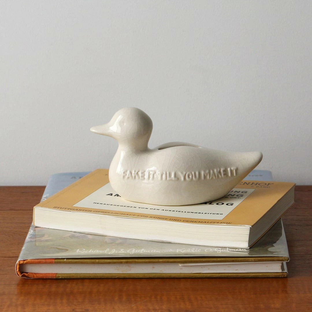 クラックル デコイ バンク 貯金箱 陶器 Crackle Decoy Bank DETAIL