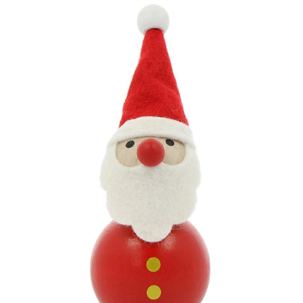 ハラチキ 手のひら人形 クリスマストイ 木製  サンタクロース スノーマン チェコ