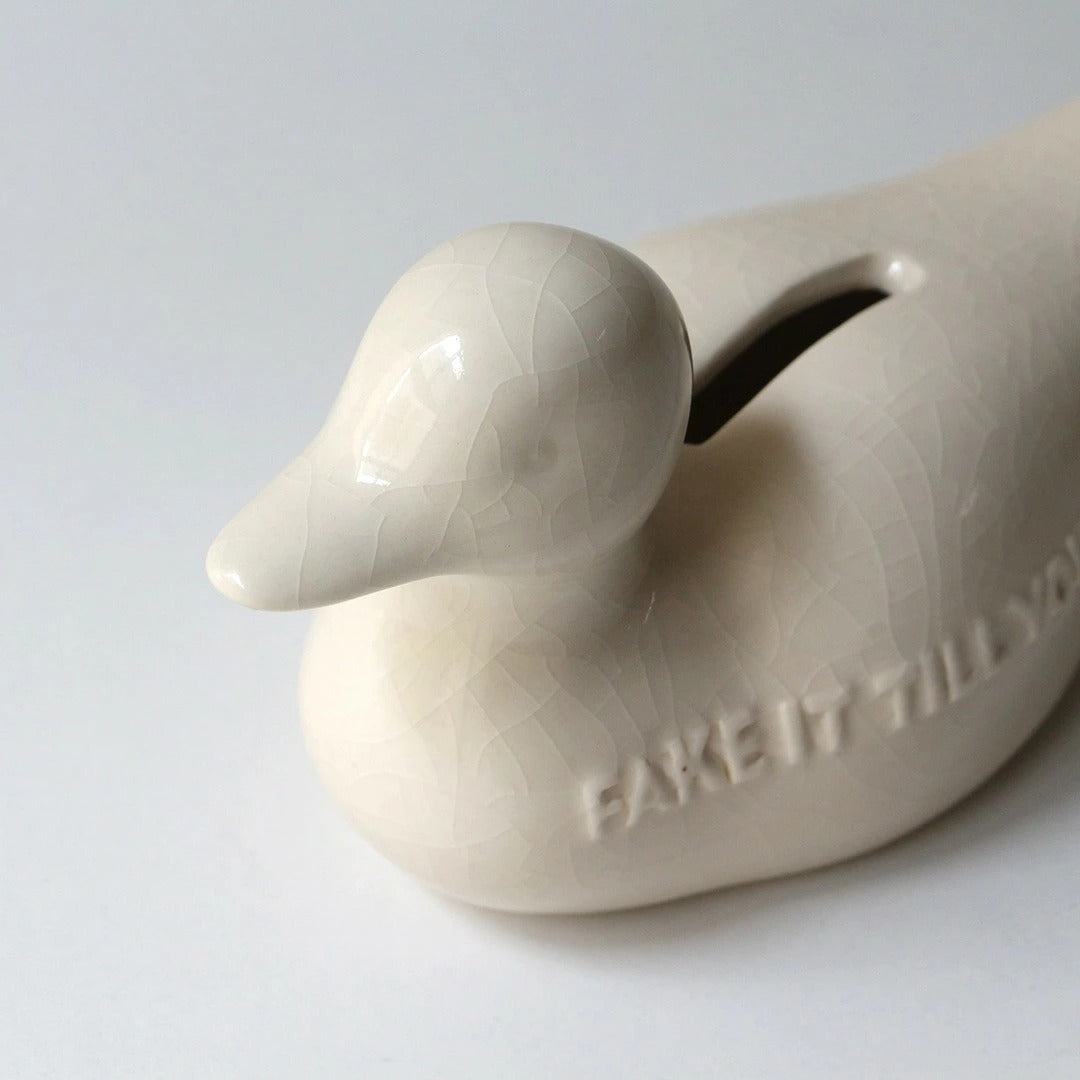 クラックル デコイ バンク 貯金箱 陶器 Crackle Decoy Bank DETAIL