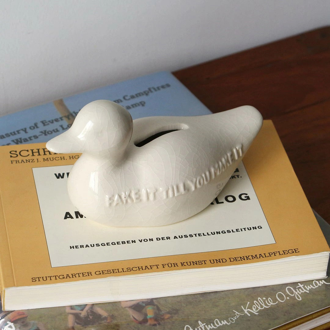 クラックル デコイ バンク 貯金箱 陶器 Crackle Decoy Bank DETAIL