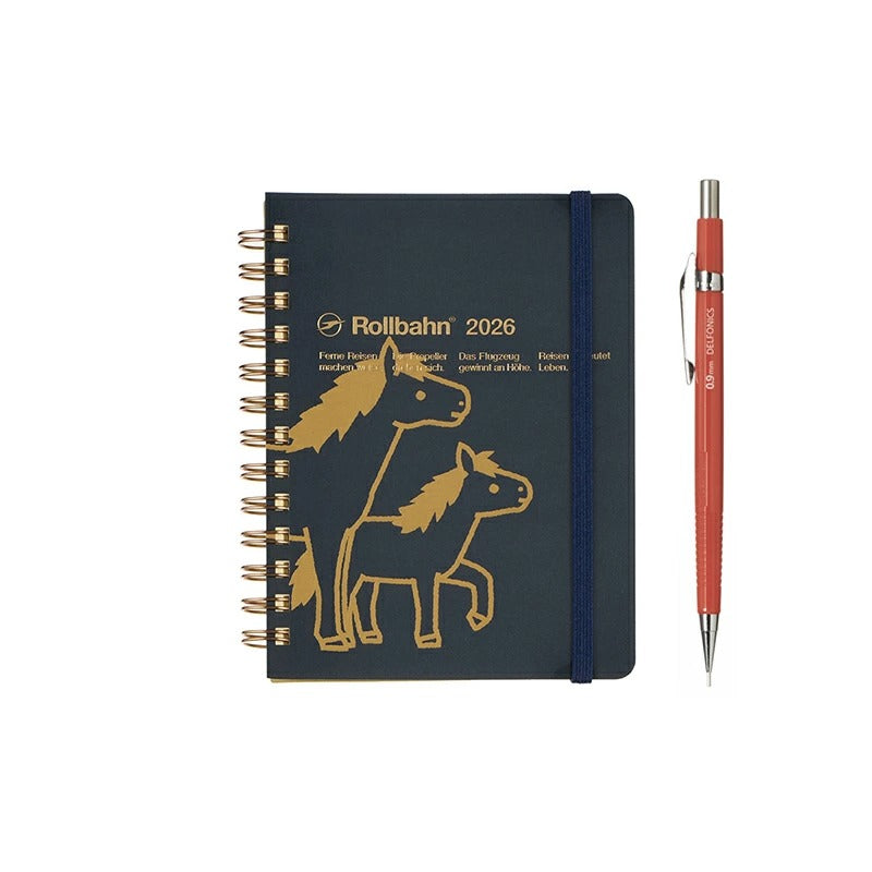 ロルバーン 2026 ダイアリー M ポニー デルフォニックス DELFONICS Rollbahn