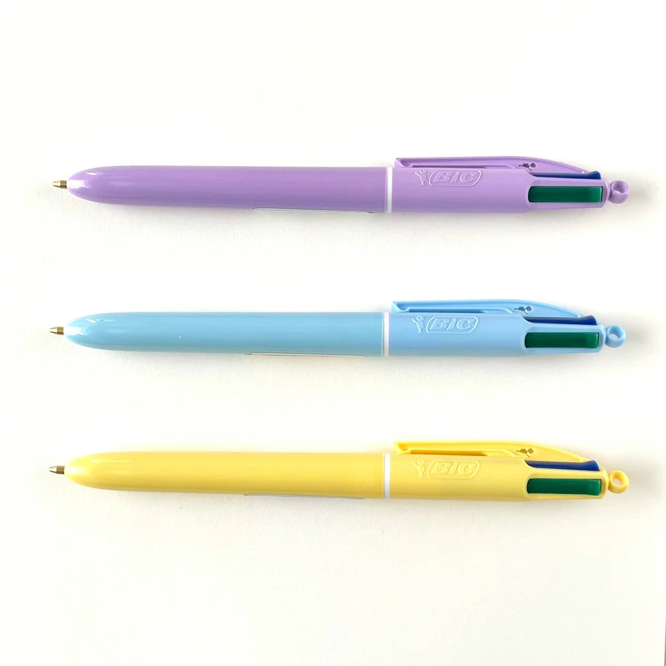 ＢIＣ ビック 4色ボールペン パステル