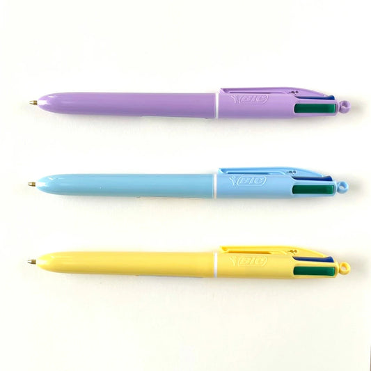 ＢIＣ ビック 4色ボールペン パステル