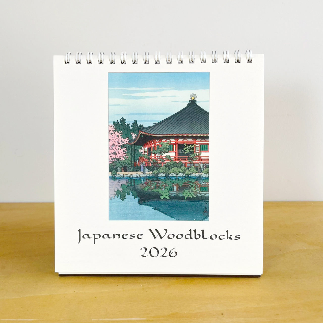 カバリーニ 2026年 カレンダー Japanese Woodblocks 日本の版画   卓上