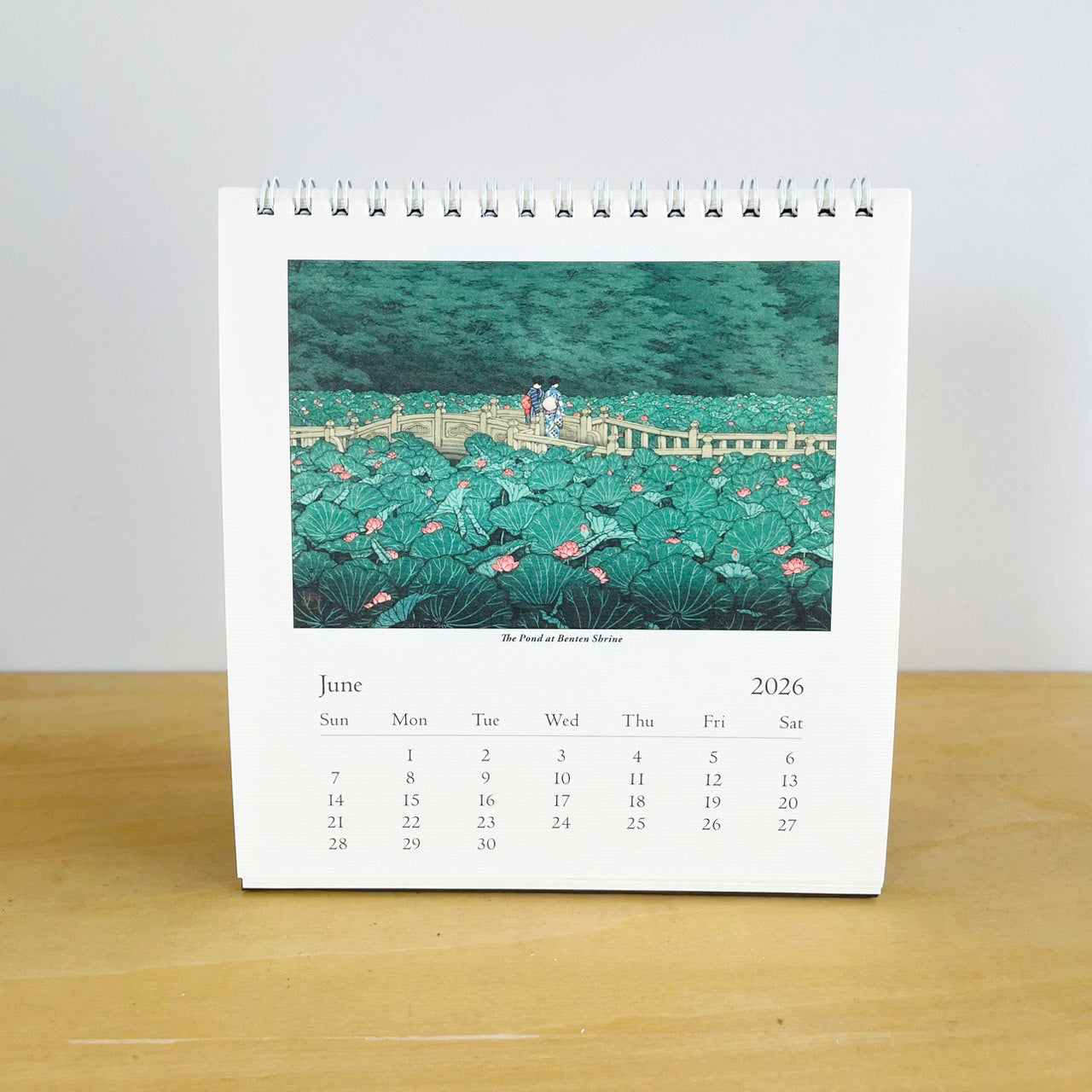 カバリーニ 2026年 カレンダー Japanese Woodblocks 日本の版画   卓上