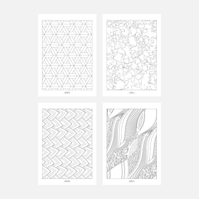 パピエティグル カラーリングノートブック A5 PAPIER TIGRE