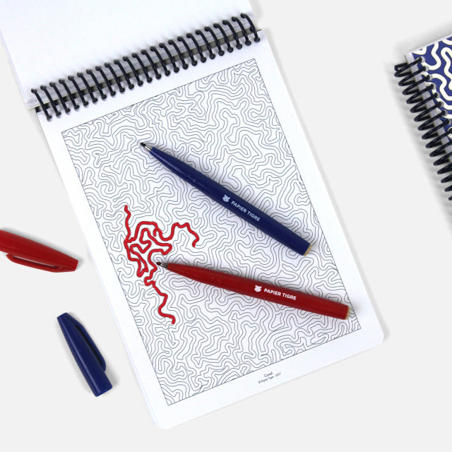 パピエティグル カラーリングノートブック A5 PAPIER TIGRE